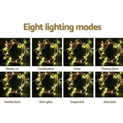 Jingle Jollys Occasions > Christmas > Outdoor Decorations & Lights 3X6M Christmas Lights Curtain Light Warm White 600 LED Jingle Jollys