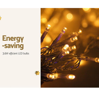 Jingle Jollys Occasions > Christmas > Outdoor Decorations & Lights 3X6M Christmas Lights Curtain Light Warm White 600 LED Jingle Jollys
