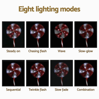 Jingle Jollys Occasions > Christmas > Outdoor Decorations & Lights 4 PCS Christmas Lights Path Ground Light Garden Decoration 112 LED Jingle Jollys