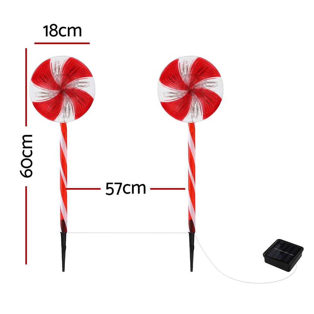 Jingle Jollys Occasions > Christmas > Outdoor Decorations & Lights 4 PCS Christmas Lights Path Ground Light Garden Decoration 112 LED Jingle Jollys