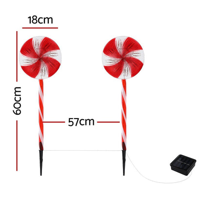 Jingle Jollys Occasions > Christmas > Outdoor Decorations & Lights 4 PCS Christmas Lights Path Ground Light Garden Decoration 112 LED Jingle Jollys