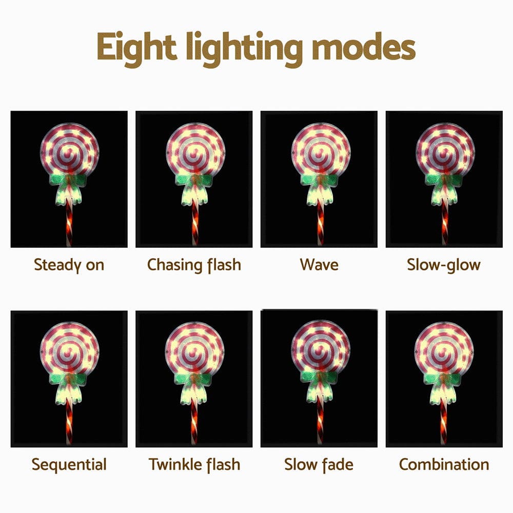 Jingle Jollys Occasions > Christmas > Outdoor Decorations & Lights 4 PCS Christmas Lights Path Ground Light Garden Decorations 68 LED Jingle Jollys