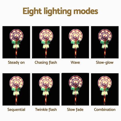 Jingle Jollys Occasions > Christmas > Outdoor Decorations & Lights 4 PCS Christmas Lights Path Ground Light Garden Decorations 68 LED Jingle Jollys