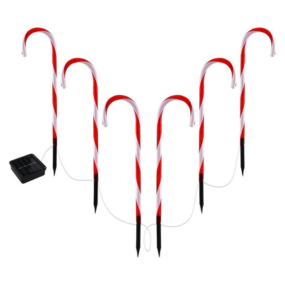 Jingle Jollys Occasions > Christmas > Outdoor Decorations & Lights 42 LED 6 PCS Christmas Lights Path Ground Light Garden Decorations Jingle Jollys