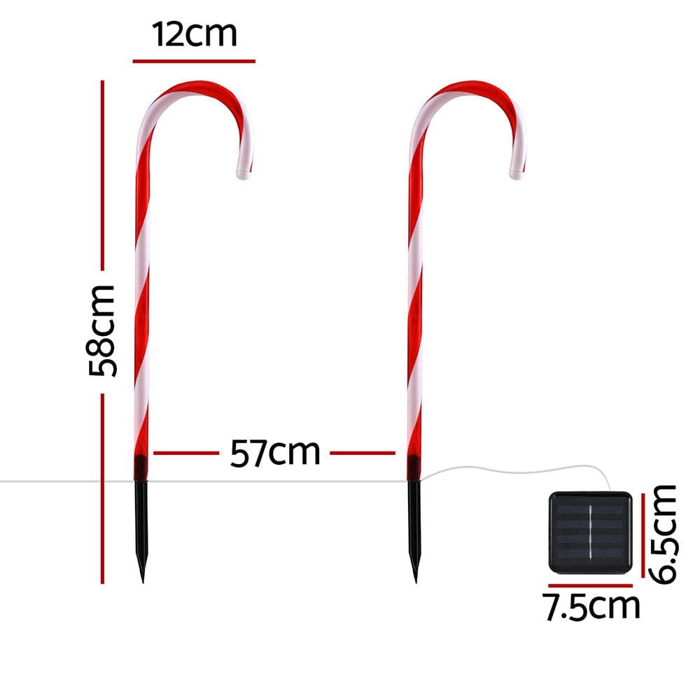 Jingle Jollys Occasions > Christmas > Outdoor Decorations & Lights 42 LED 6 PCS Christmas Lights Path Ground Light Garden Decorations Jingle Jollys