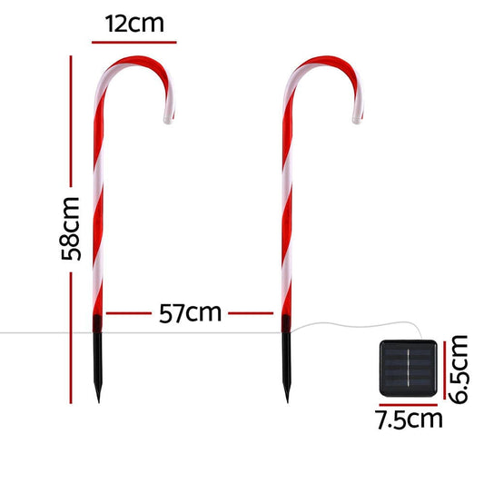 Jingle Jollys Occasions > Christmas > Outdoor Decorations & Lights 42 LED 6 PCS Christmas Lights Path Ground Light Garden Decorations Jingle Jollys