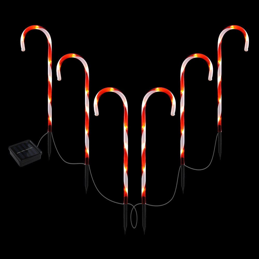 Jingle Jollys Occasions > Christmas > Outdoor Decorations & Lights 42 LED 6 PCS Christmas Lights Path Ground Light Garden Decorations Jingle Jollys