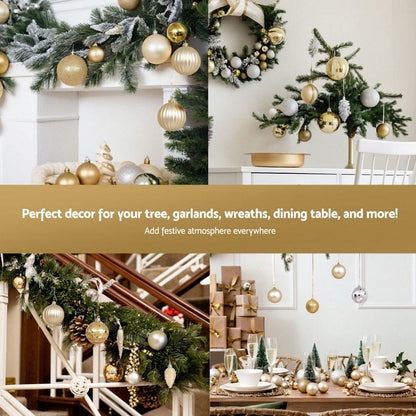 Jingle Jollys Occasions > Christmas > Outdoor Decorations & Lights Jingle Jollys 125pcs Christmas Tree Decorations Set Baubles Ornaments Party