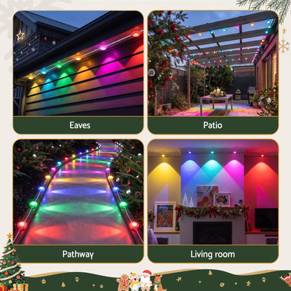 Jingle Jollys Occasions > Christmas > Outdoor Decorations & Lights Jingle Jollys 15M Christmas Lights Permanent String Eaves Light 36 LED Decoration