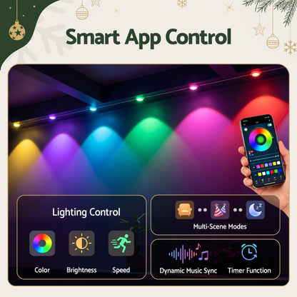 Jingle Jollys Occasions > Christmas > Outdoor Decorations & Lights Jingle Jollys 15M Christmas Lights Permanent String Eaves Light 36 LED Decoration