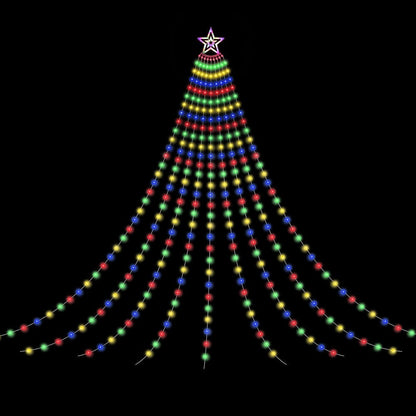 Jingle Jollys Occasions > Christmas > Outdoor Decorations & Lights Jingle Jollys 3.8M Christmas Lights Waterfall String Light 340 LED