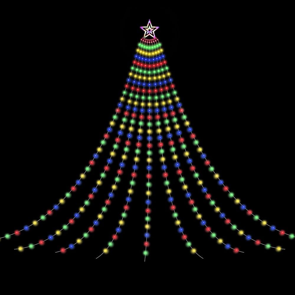 Jingle Jollys Occasions > Christmas > Outdoor Decorations & Lights Jingle Jollys 3.8M Christmas Lights Waterfall String Light 340 LED