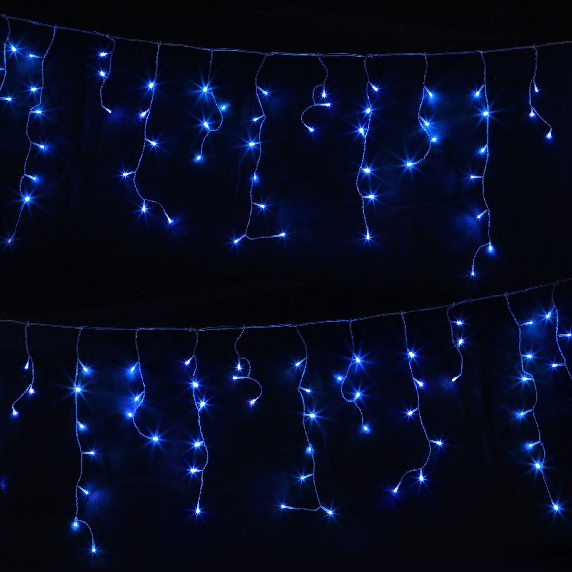 Jingle Jollys Occasions > Christmas > Outdoor Decorations & Lights Jingle Jollys 32M Christmas Lights Solar Icicle String Lights 960 LED Blue