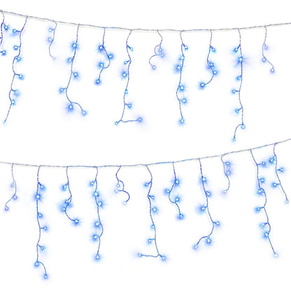 Jingle Jollys Occasions > Christmas > Outdoor Decorations & Lights Jingle Jollys 32M Christmas Lights Solar Icicle String Lights 960 LED Blue