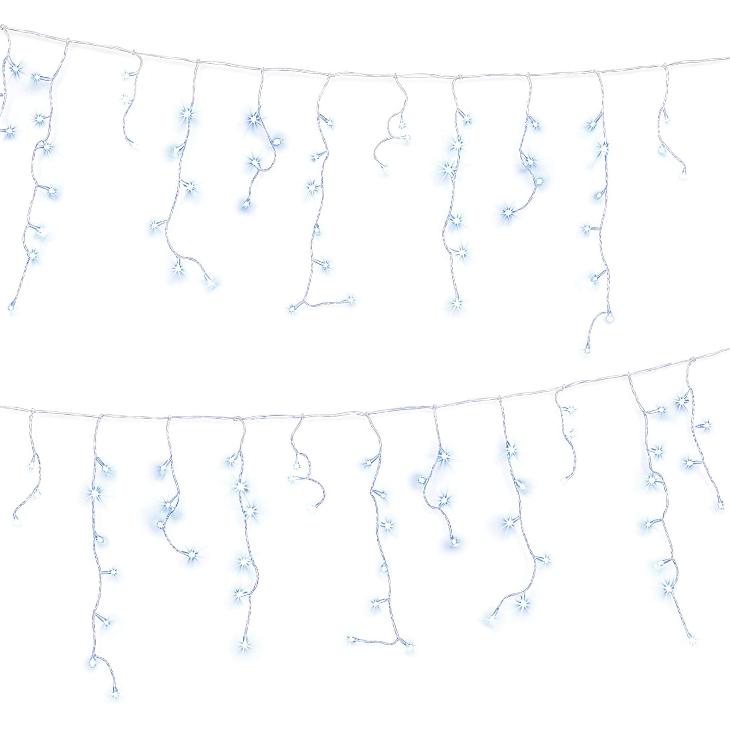 Jingle Jollys Occasions > Christmas > Outdoor Decorations & Lights Jingle Jollys 32M Christmas Lights Solar Icicle String Lights 960 LED Cool White