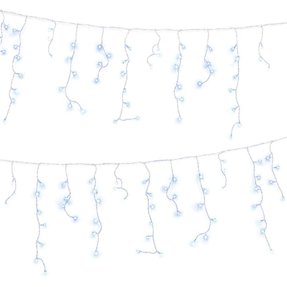 Jingle Jollys Occasions > Christmas > Outdoor Decorations & Lights Jingle Jollys 32M Christmas Lights Solar Icicle String Lights 960 LED Cool White