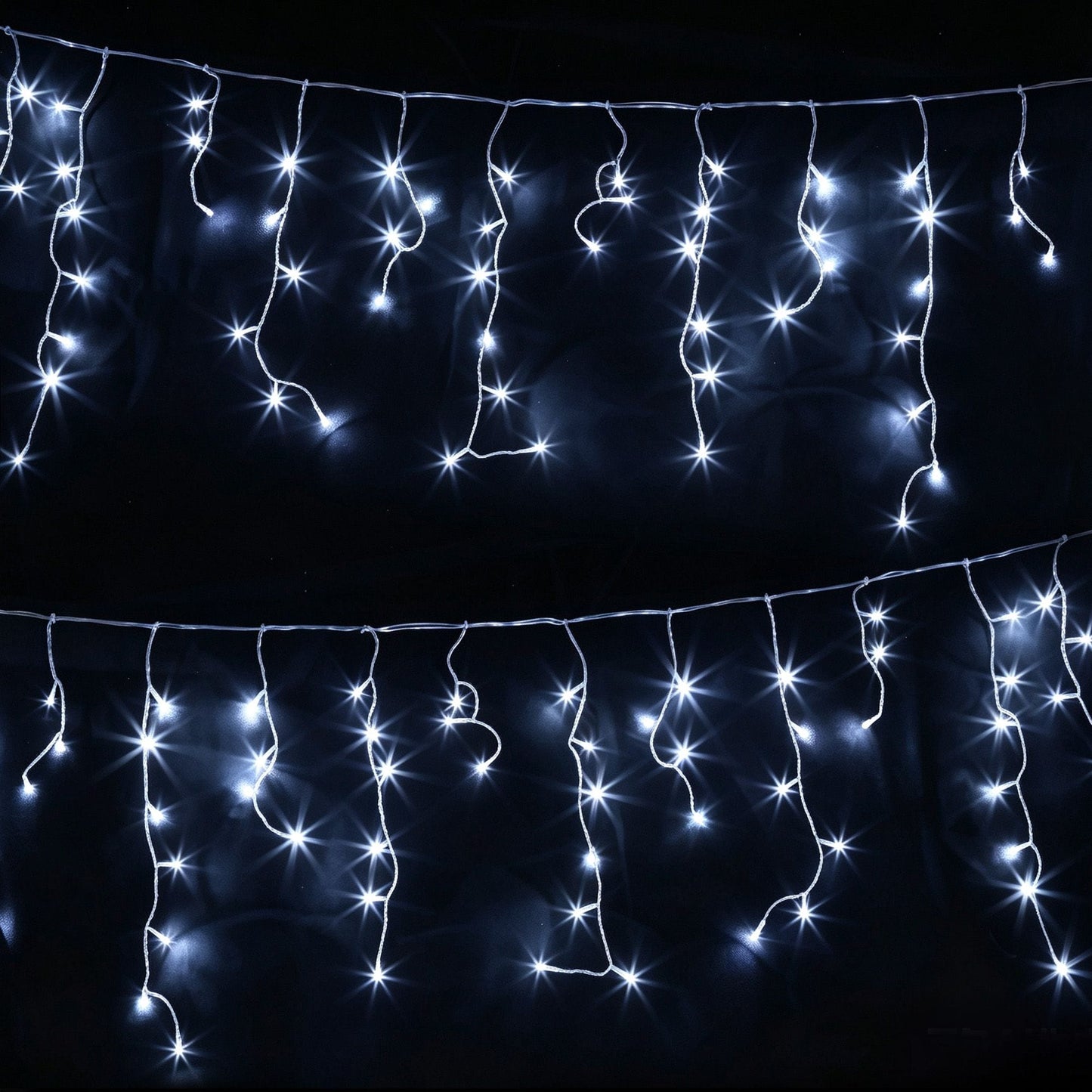 Jingle Jollys Occasions > Christmas > Outdoor Decorations & Lights Jingle Jollys 32M Christmas Lights Solar Icicle String Lights 960 LED Cool White