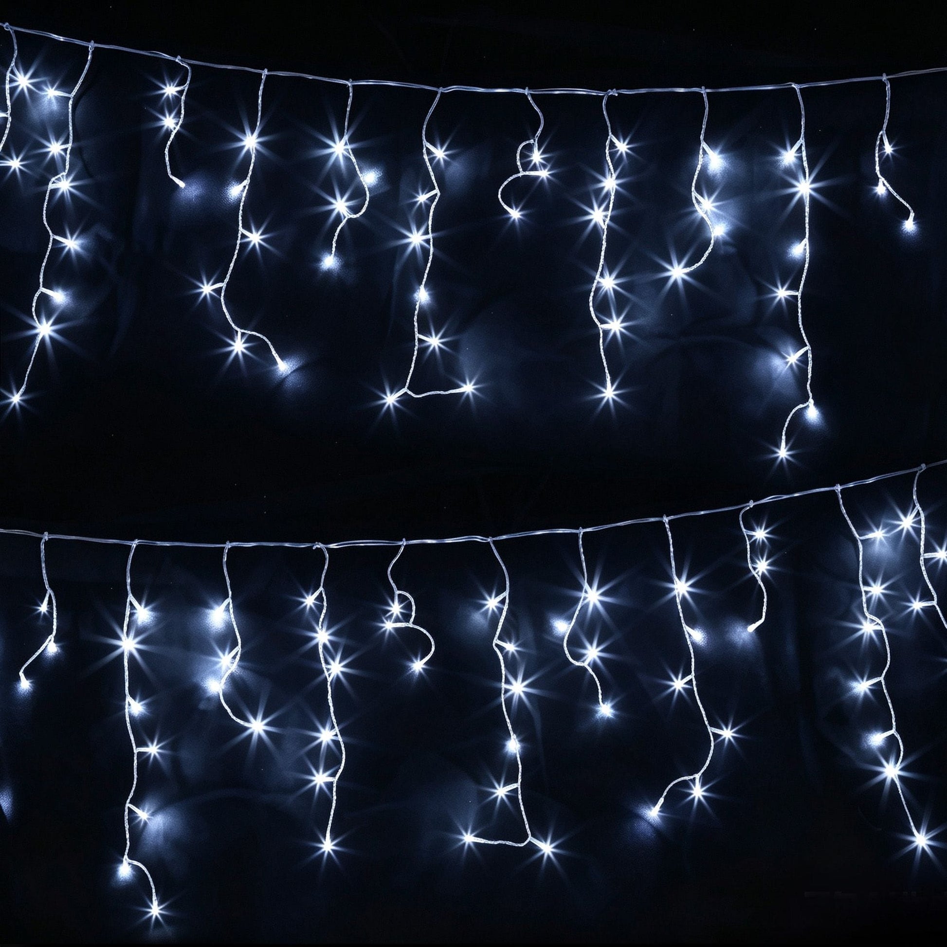 Jingle Jollys Occasions > Christmas > Outdoor Decorations & Lights Jingle Jollys 32M Christmas Lights Solar Icicle String Lights 960 LED Cool White