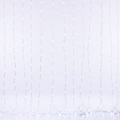 Jingle Jollys Occasions > Christmas > Outdoor Decorations & Lights Jingle Jollys 3X3M Christmas Lights Curtain String Light 300 LED Cool White