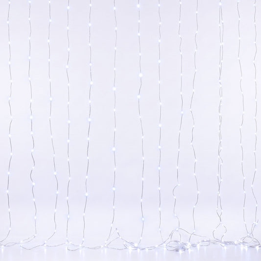 Jingle Jollys Occasions > Christmas > Outdoor Decorations & Lights Jingle Jollys 3X3M Christmas Lights Curtain String Light 300 LED Cool White