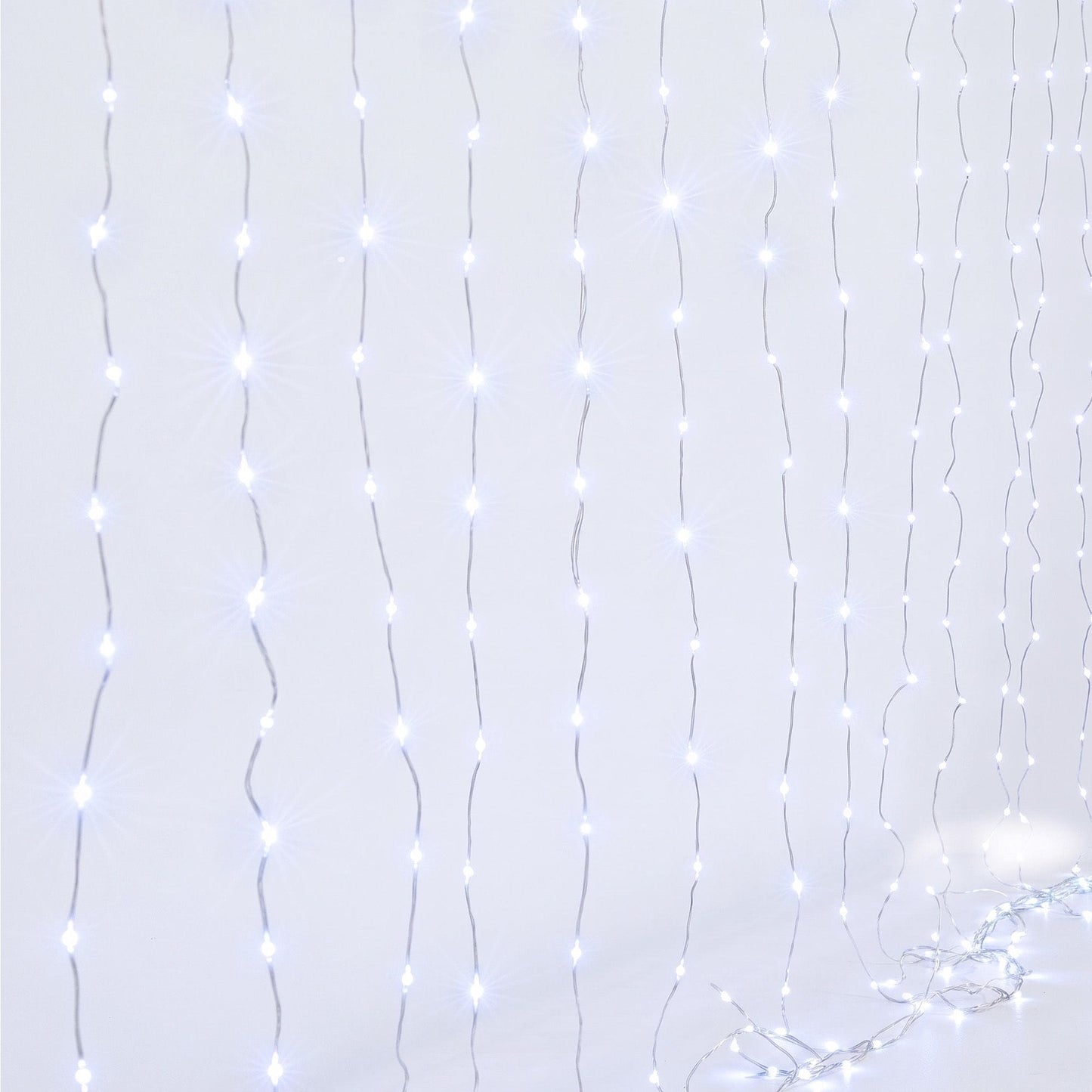 Jingle Jollys Occasions > Christmas > Outdoor Decorations & Lights Jingle Jollys 3X3M Christmas Lights Curtain String Light 300 LED Cool White