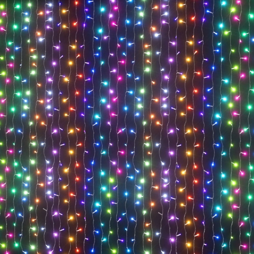 Jingle Jollys Occasions > Christmas > Outdoor Decorations & Lights Jingle Jollys 6x3m Christmas Curtain Lights 960 LED RGB Remote Hanging Fairy Backdrop