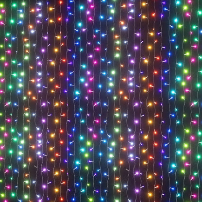 Jingle Jollys Occasions > Christmas > Outdoor Decorations & Lights Jingle Jollys 6x3m Christmas Curtain Lights 960 LED RGB Remote Hanging Fairy Backdrop