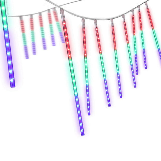 Jingle Jollys Occasions > Christmas > Outdoor Decorations & Lights Jingle Jollys 7M Christmas Lights Shower Light 288 LED Icicle Falling Metor