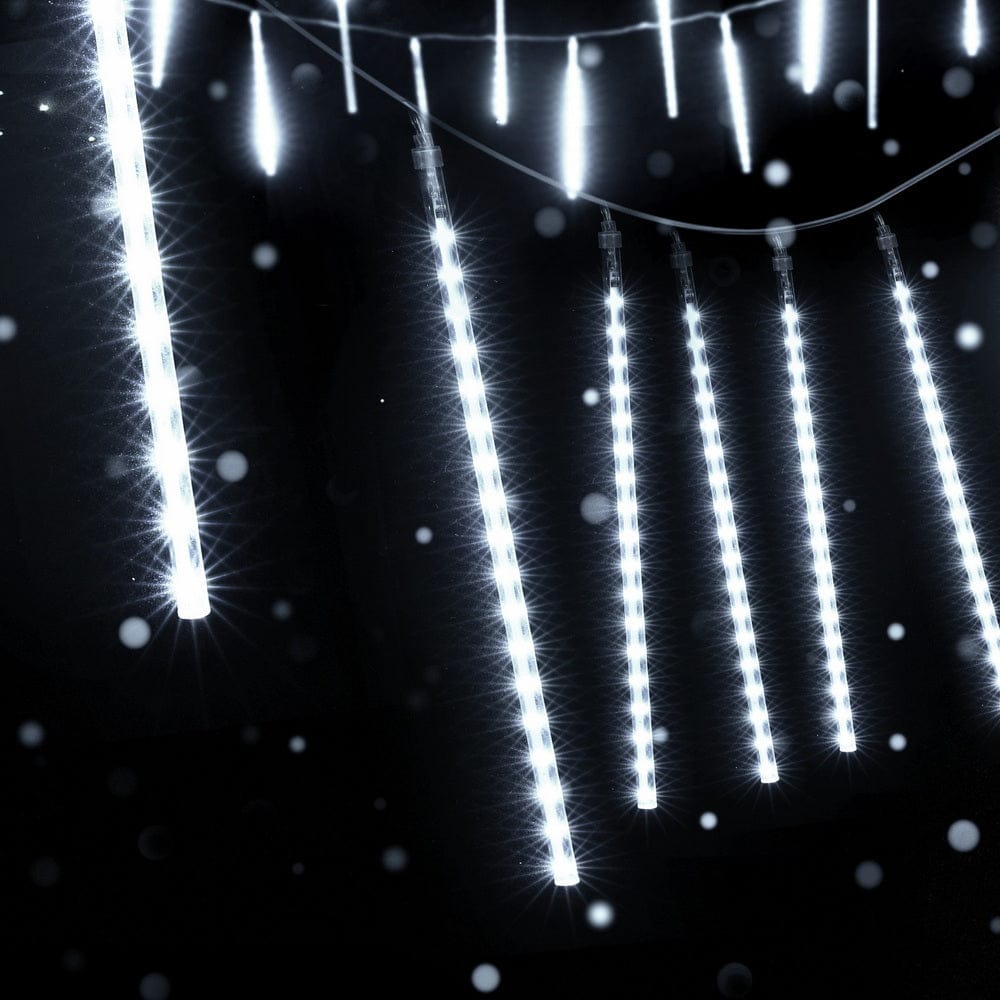 Jingle Jollys Occasions > Christmas > Outdoor Decorations & Lights Jingle Jollys 7M Christmas Lights Shower Light 288 LED Icicle Falling Metor