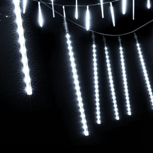 Jingle Jollys Occasions > Christmas > Outdoor Decorations & Lights Jingle Jollys 7M Christmas Lights Shower Light 288 LED Icicle Falling Metor