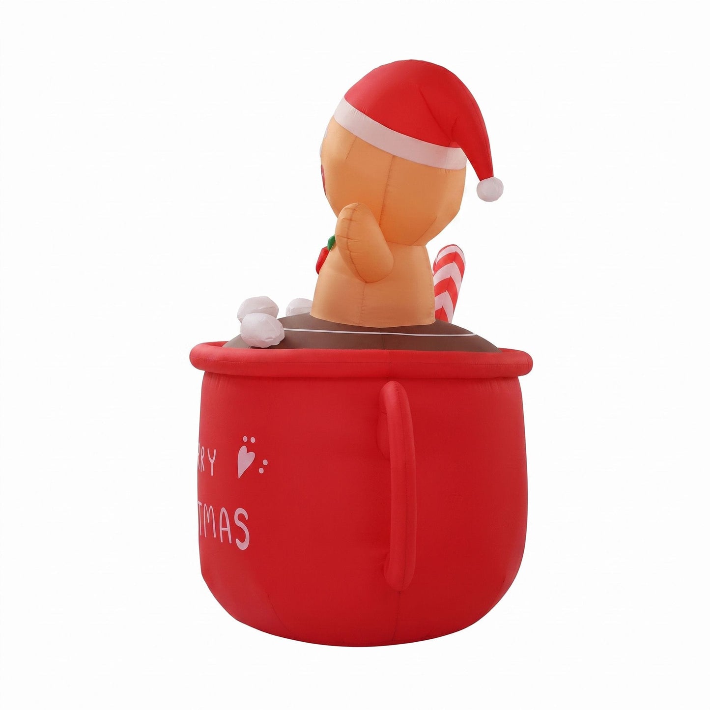 Jingle Jollys Occasions > Christmas > Outdoor Decorations & Lights Jingle Jollys Christmas Inflatable Cup 1.8M Height LED Outdoor Decorations Illuminated