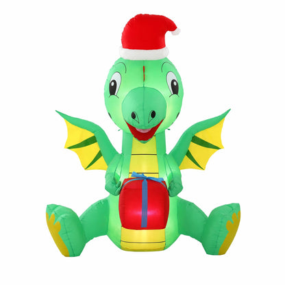 Jingle Jollys Occasions > Christmas > Outdoor Decorations & Lights Jingle Jollys Christmas Inflatable Dragon 1.8M Height LED Outdoor Decorations Illuminated