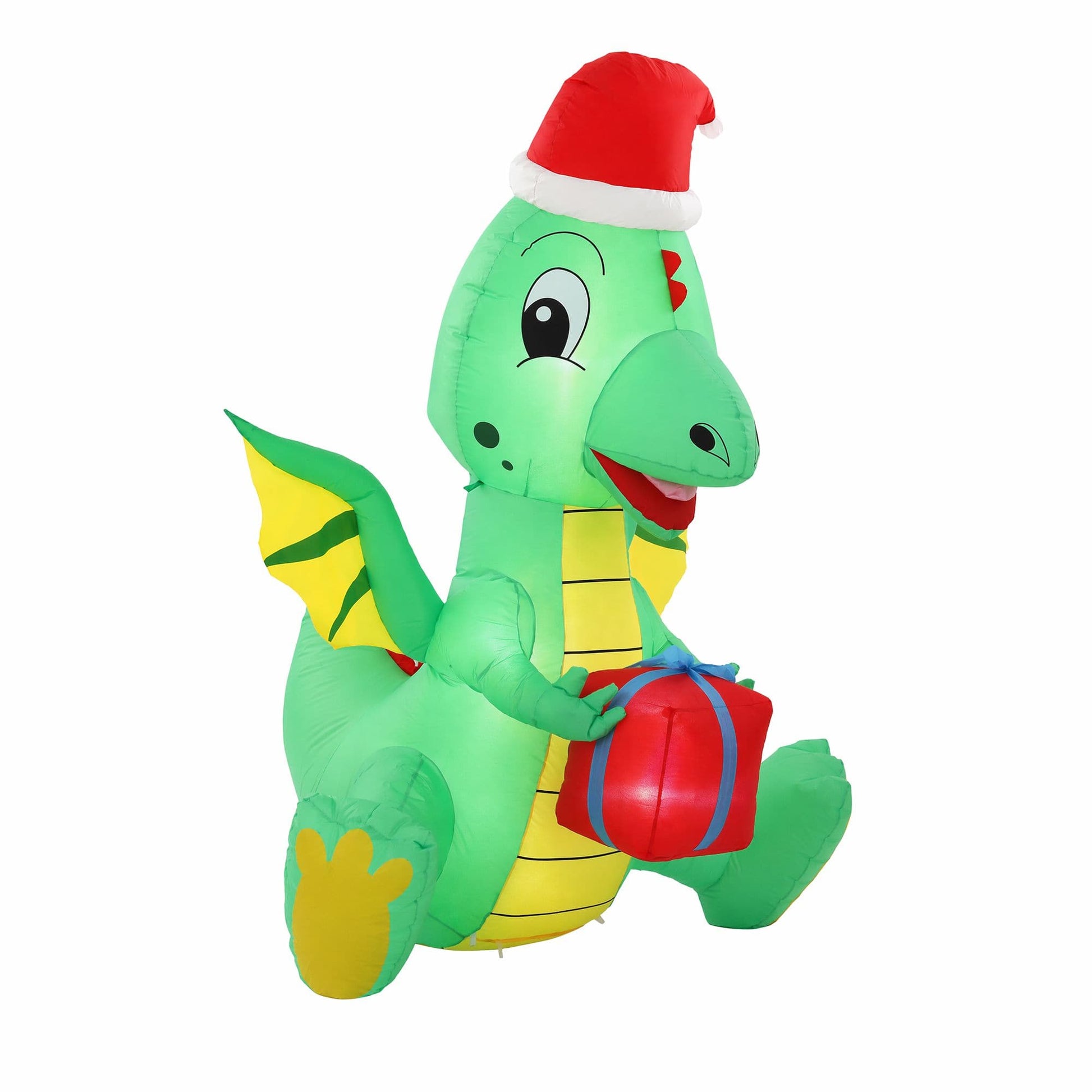 Jingle Jollys Occasions > Christmas > Outdoor Decorations & Lights Jingle Jollys Christmas Inflatable Dragon 1.8M Height LED Outdoor Decorations Illuminated