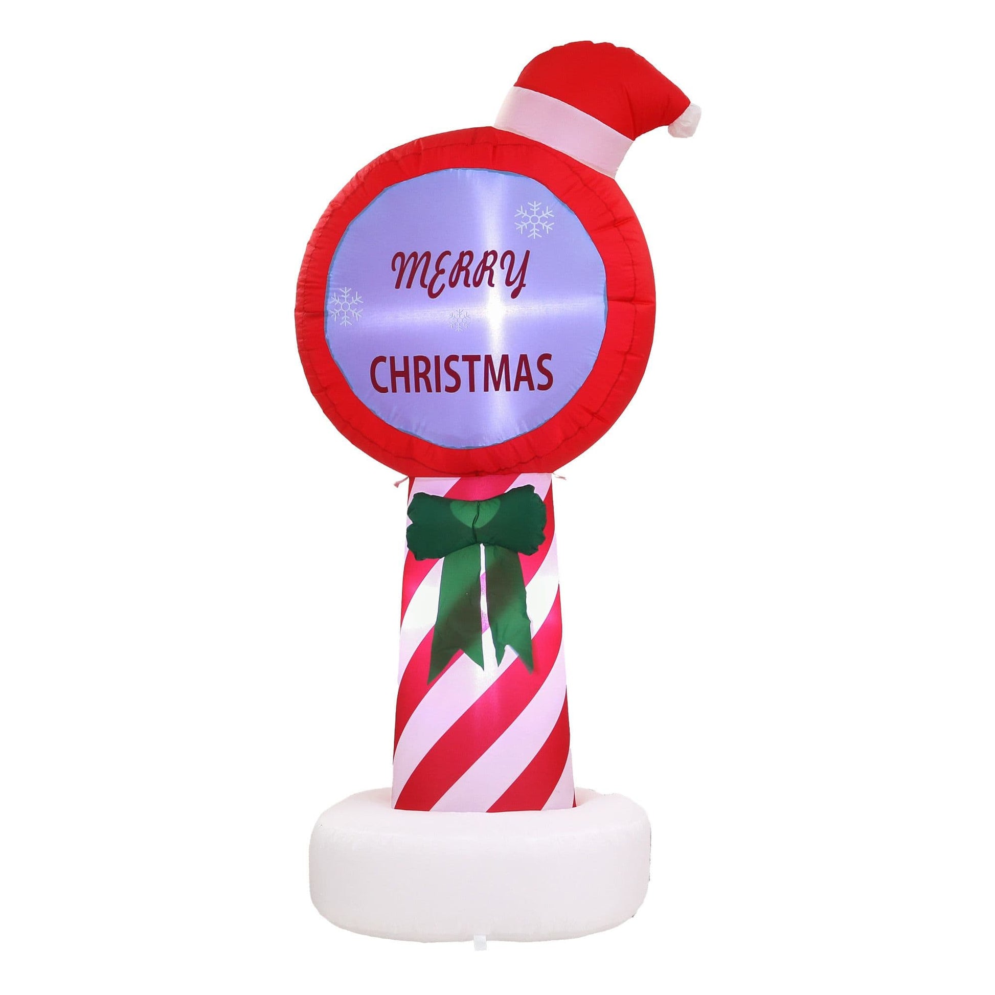 Jingle Jollys Occasions > Christmas > Outdoor Decorations & Lights Jingle Jollys Christmas Inflatable Pole 1.8M Height LED Outdoor Decorations Illuminated