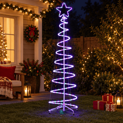Jingle Jollys Occasions > Christmas > Outdoor Decorations & Lights Jingle Jollys Christmas Lights 188cm Tree 288 LED Decorations