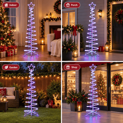 Jingle Jollys Occasions > Christmas > Outdoor Decorations & Lights Jingle Jollys Christmas Lights 188cm Tree 288 LED Decorations