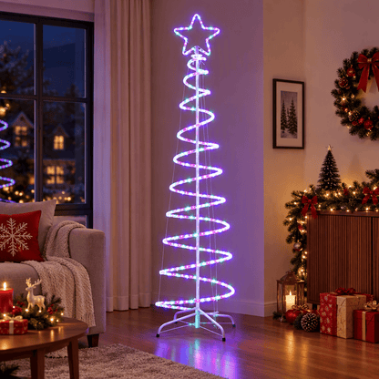 Jingle Jollys Occasions > Christmas > Outdoor Decorations & Lights Jingle Jollys Christmas Lights 188cm Tree 288 LED Decorations
