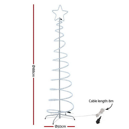Jingle Jollys Occasions > Christmas > Outdoor Decorations & Lights Jingle Jollys Christmas Lights 188cm Tree 288 LED Decorations