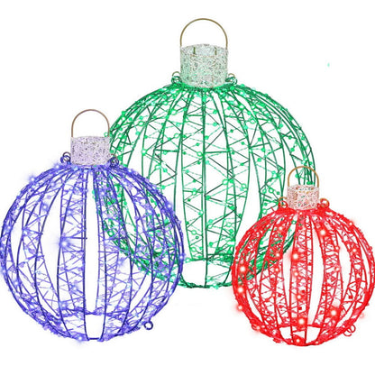 Jingle Jollys Occasions > Christmas > Outdoor Decorations & Lights Jingle Jollys Christmas Lights 320 LED Fairy Light 3pcs Ball Decorations Set