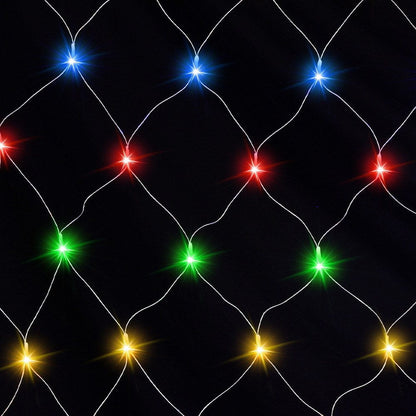 Jingle Jollys Occasions > Christmas > Outdoor Decorations & Lights Jingle Jollys Christmas Lights 5Mx3M Net String Light 600 LED Colourful Beads
