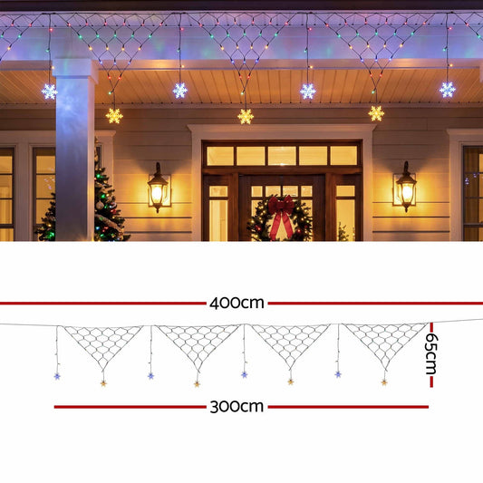 Jingle Jollys Occasions > Christmas > Outdoor Decorations & Lights Jingle Jollys Christmas Lights Solar Fairy Lights Christmas Decorations Multicolour 4m