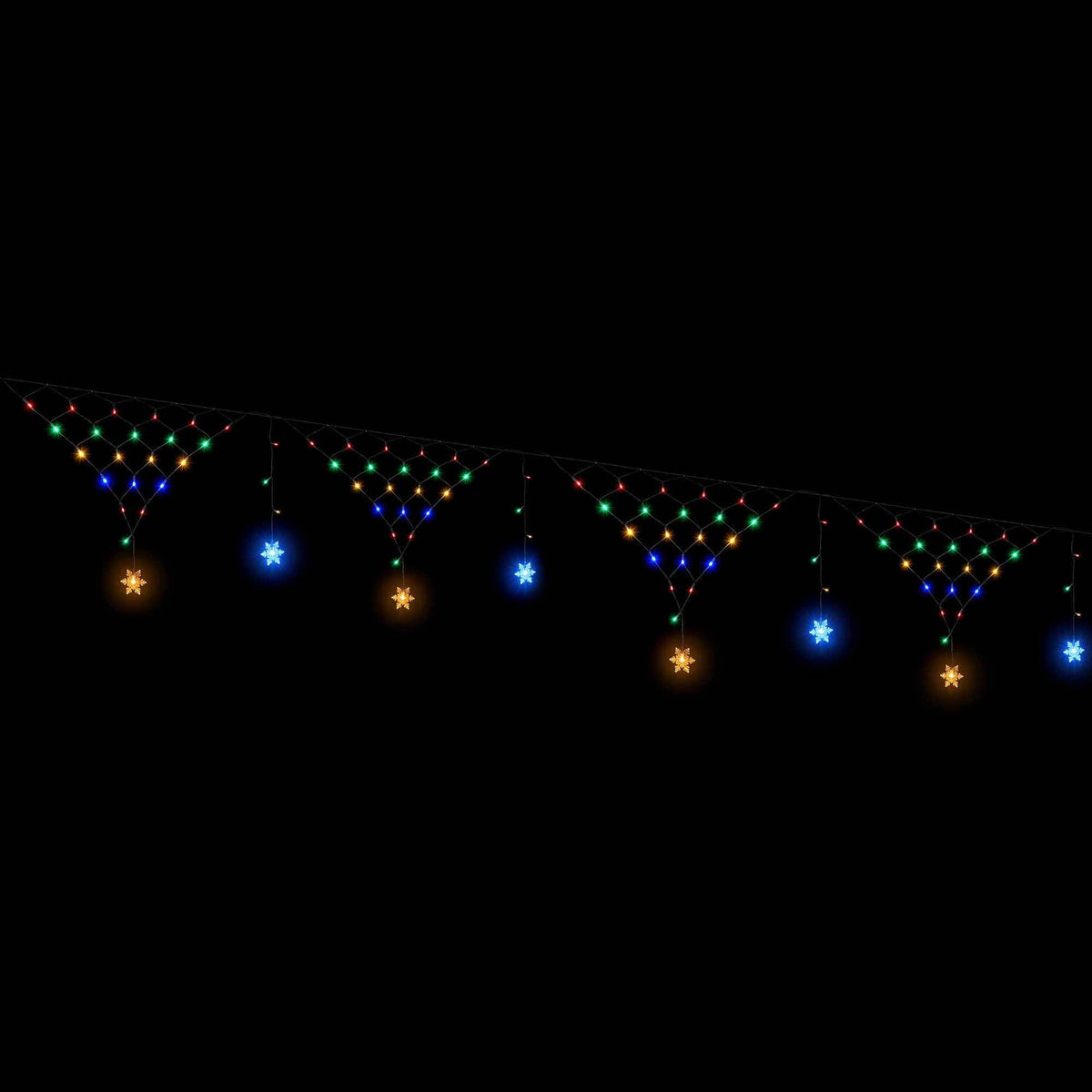 Jingle Jollys Occasions > Christmas > Outdoor Decorations & Lights Jingle Jollys Christmas Lights Solar Fairy Lights Christmas Decorations Multicolour 4m