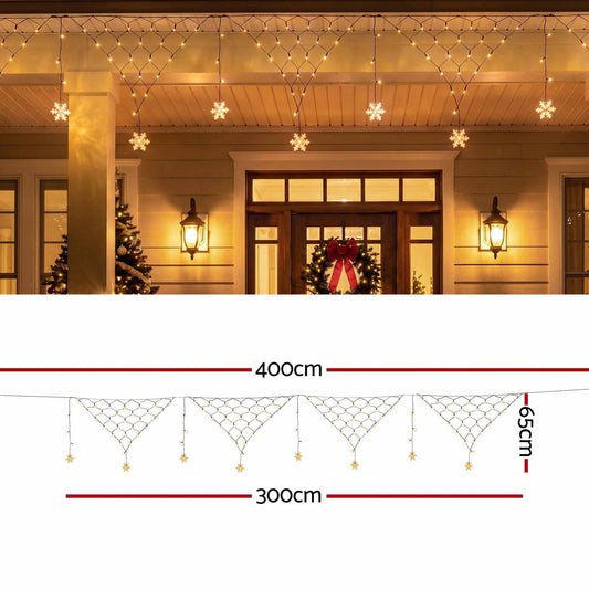 Jingle Jollys Occasions > Christmas > Outdoor Decorations & Lights Jingle Jollys Christmas Lights Solar Fairy Lights Warm White Christmas Decorations 4m