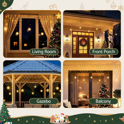 Jingle Jollys Occasions > Christmas > Outdoor Decorations & Lights Jingle Jollys Christmas Lights Solar Fairy Lights Warm White Christmas Decorations 4m