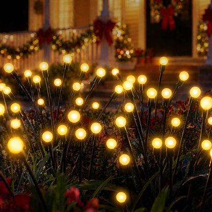 Jingle Jollys Occasions > Christmas > Outdoor Decorations & Lights Jingle Jollys Christmas Lights Solar Firefly Lights Garden Decoration Path Lights Warm White 3 Pack