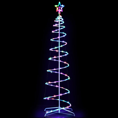 Jingle Jollys Occasions > Christmas > Outdoor Decorations & Lights Jingle Jollys Christmas Tree 1.8m 100 RGB LED Rope Lights Xmas Trees Decoration