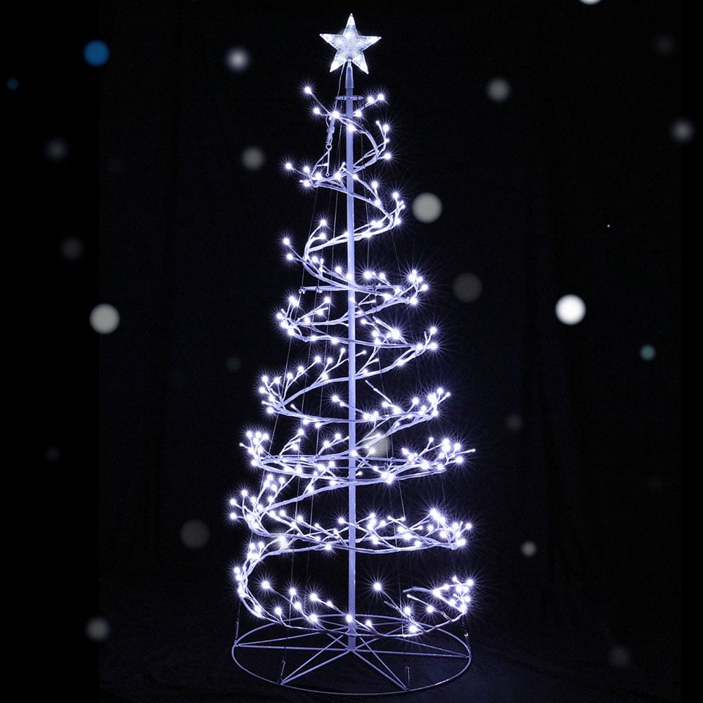 Jingle Jollys Occasions > Christmas > Outdoor Decorations & Lights Jingle Jollys Christmas Tree 1.8M 6FT LED Xmas Decoration Cold White Lights