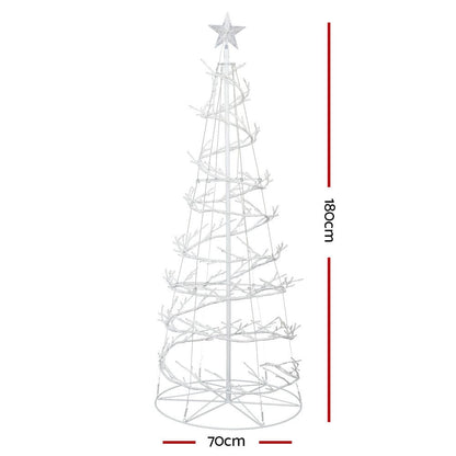 Jingle Jollys Occasions > Christmas > Outdoor Decorations & Lights Jingle Jollys Christmas Tree 1.8M 6FT LED Xmas Decoration Cold White Lights