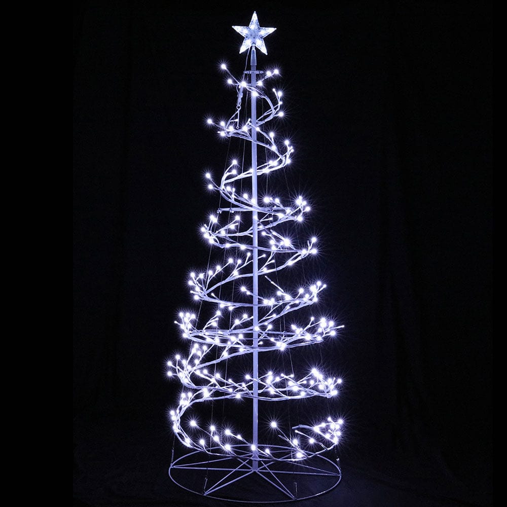 Jingle Jollys Occasions > Christmas > Outdoor Decorations & Lights Jingle Jollys Christmas Tree 1.8M 6FT LED Xmas Decoration Cold White Lights
