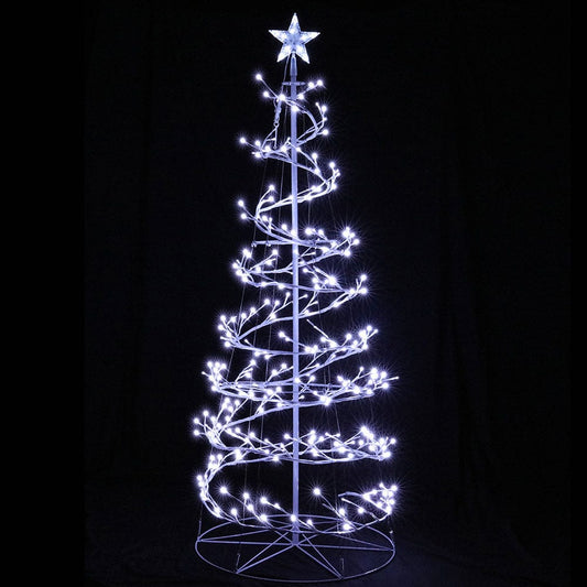 Jingle Jollys Occasions > Christmas > Outdoor Decorations & Lights Jingle Jollys Christmas Tree 1.8M 6FT LED Xmas Decoration Cold White Lights